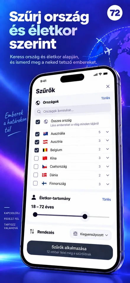 Személyre szabott felfedezés ország- és korpreferenciákkal