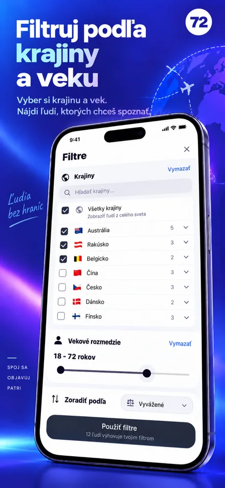 Prispôsobte objavovanie podľa krajiny a veku