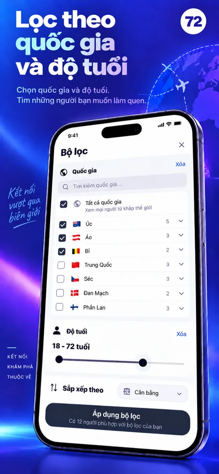 Cá nhân hóa việc khám phá với tùy chọn quốc gia và độ tuổi